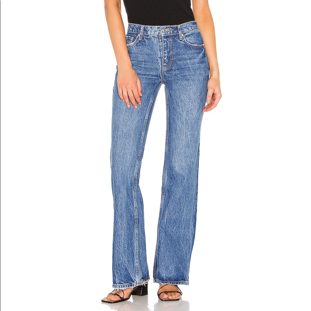 Free People laurel canyon high waisted flare Jean